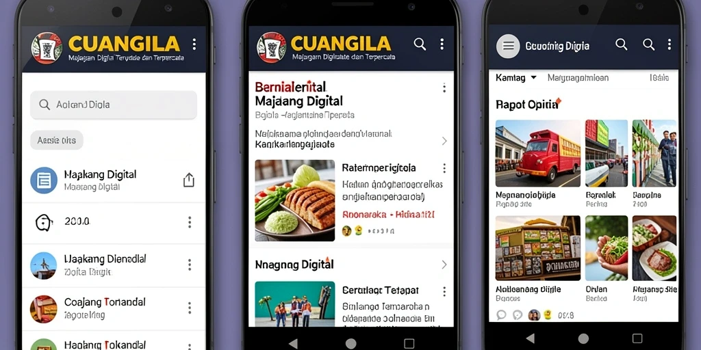 Tampilan antarmuka <strong>CUANGILA</strong> yang menarik dan informatif.