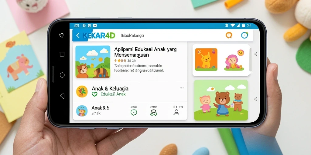 Tampilan antarmuka KEKAR4D yang interaktif dan colorful.