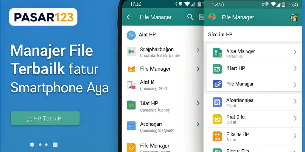 Tampilan antarmuka aplikasi PASAR123 yang intuitif dan user-friendly.