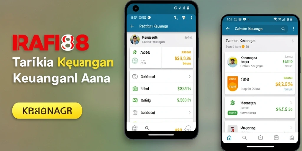 Antarmuka RAFI88 yang rapi dan fungsional untuk Catatan Keuangan.