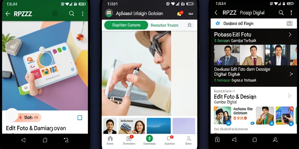 Tampilan antarmuka intuitif dan fitur lengkap RPZZZ untuk gambar digital.