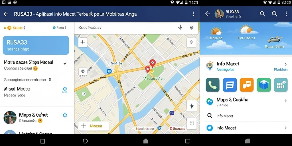Tampilan antarmuka RUSA33 yang intuitif untuk informasi Info Macet.