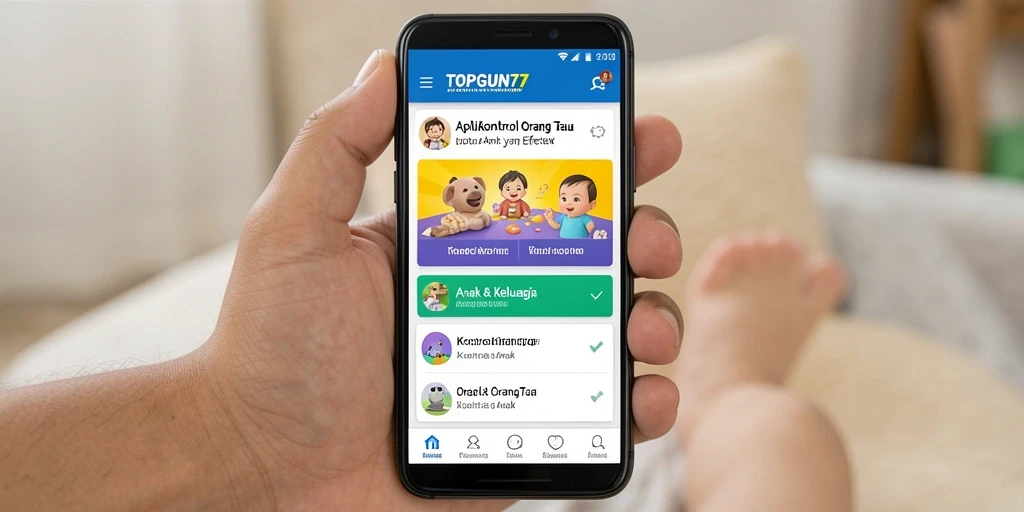 Antarmuka pengguna TOPGUN77 yang intuitif dan mudah digunakan.